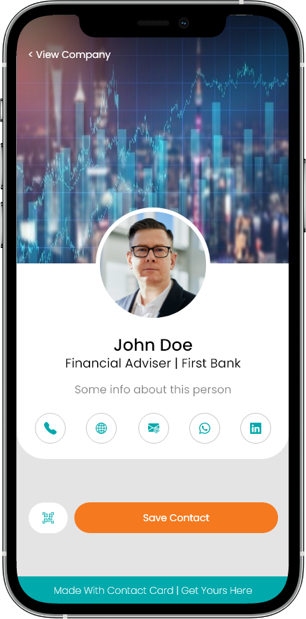 Digital Business Card Example 2